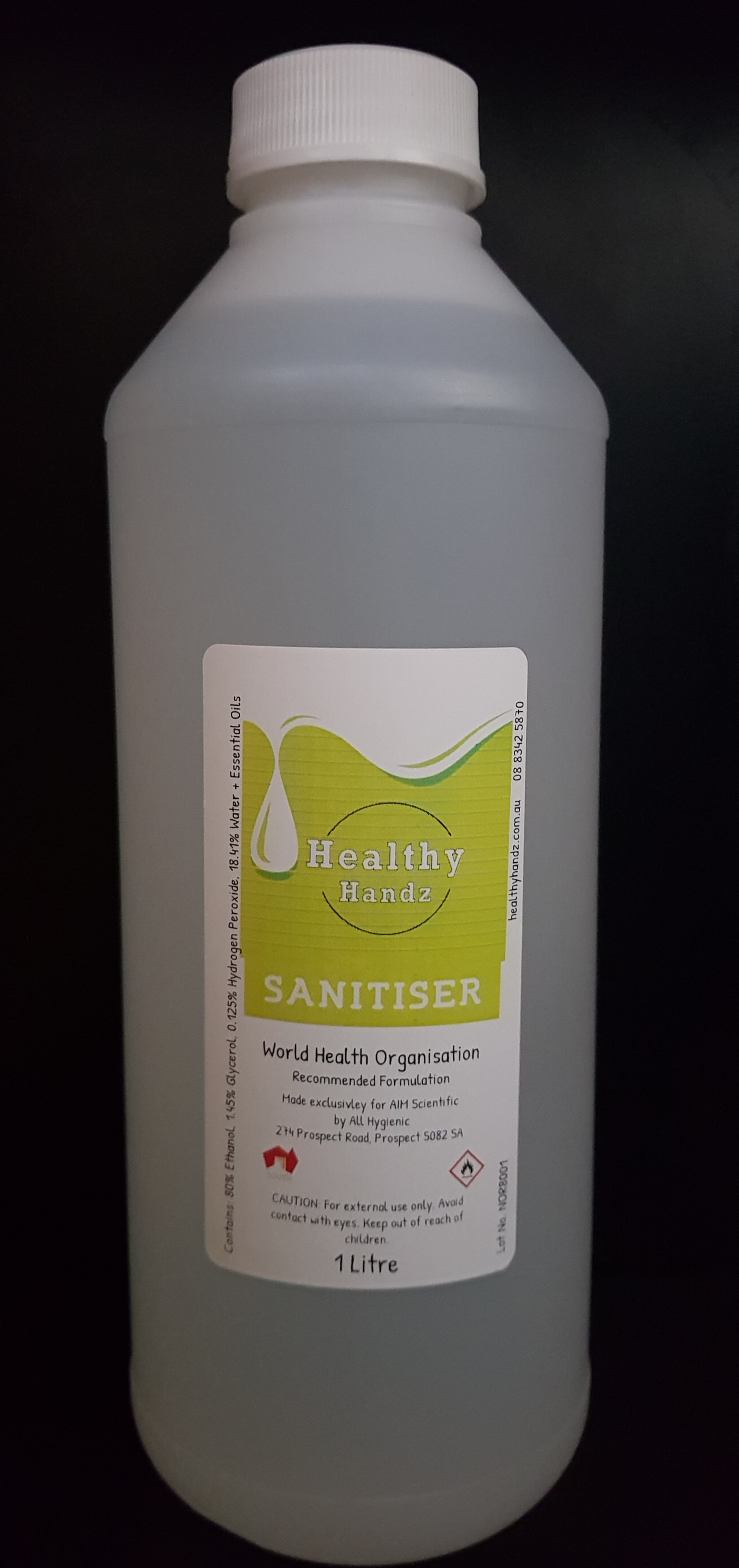Healthy Handz Sanitiser, 2.5lt Refill
